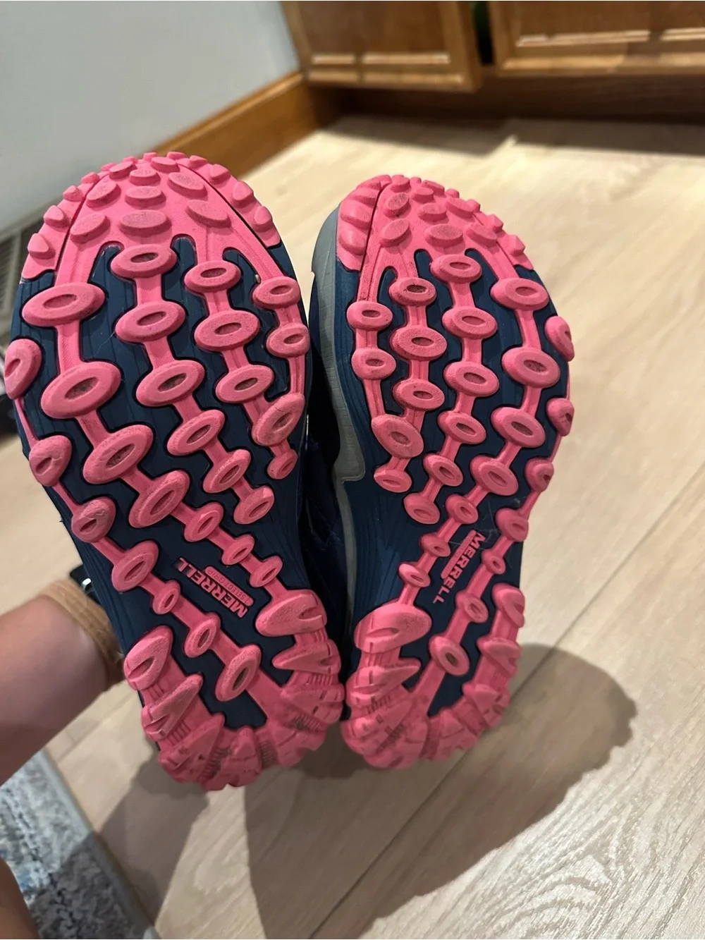 Merrell Kids Navy and Pink Trail Hiking Boots